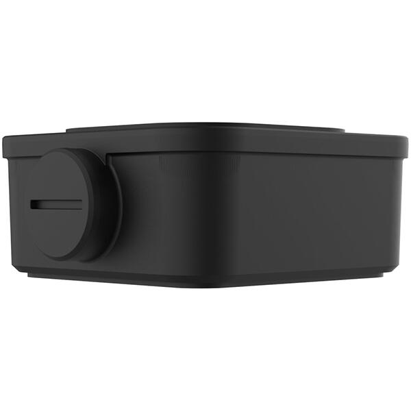 TR-JB05-A-IN-BLACK Rozvodná instalační krabice k bullet kamerám s hranatou podstavou nohy, barva černá